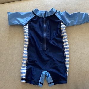 0-3 month long sleeve swim suit